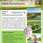 Robinson Nobilis Golfreise mit Pro 25.11.23