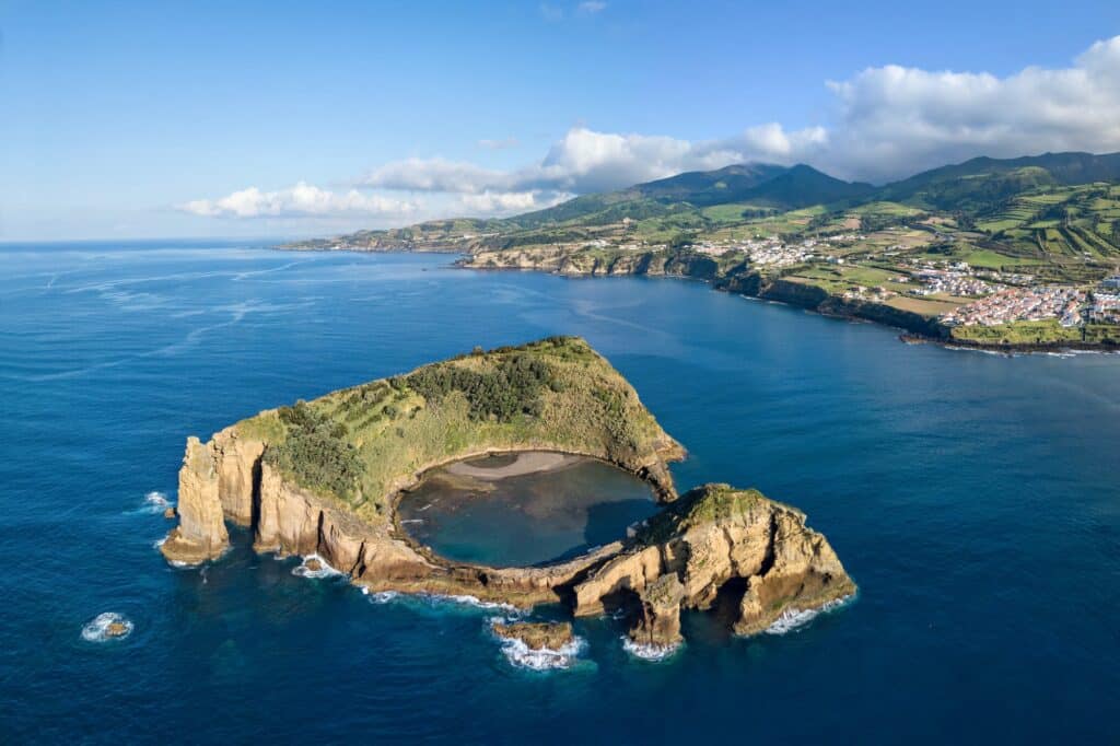 Insel Vila Franca do Campo, Azoren, Portugal