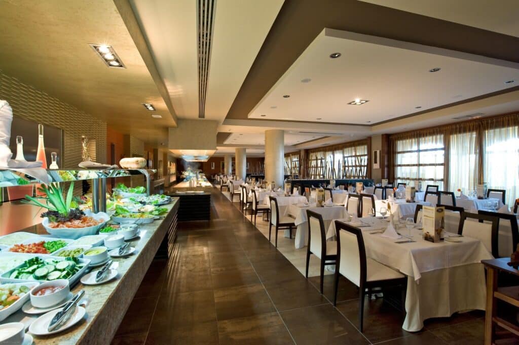 Elba Costa Ballena Beach & Thalasso Resort, Cádiz 20 Buffet restaurant Golfreisen