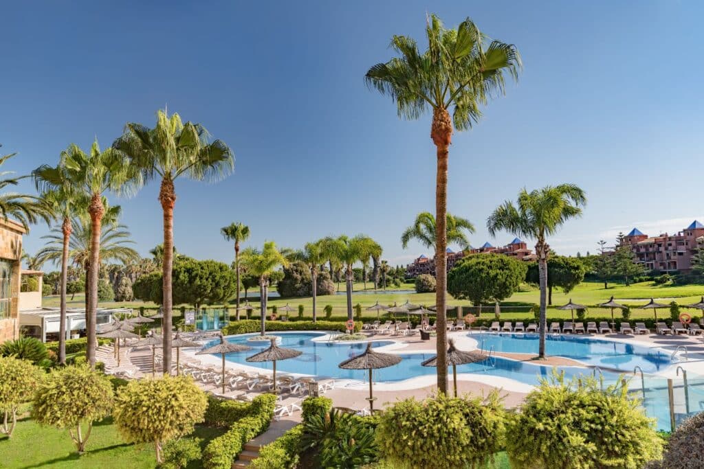 Elba Costa Ballena Beach & Thalasso Resort, Cádiz 3 Pool view Golfreisen