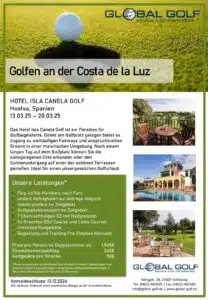 Golf-Gruppenreise mit pro Isla Canela Golf 250313