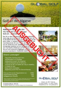 Ausgebucht All-inclusive Golf Gruppenreise Portugal mit Pro in den Robinson Club Ria Golf Course 250118