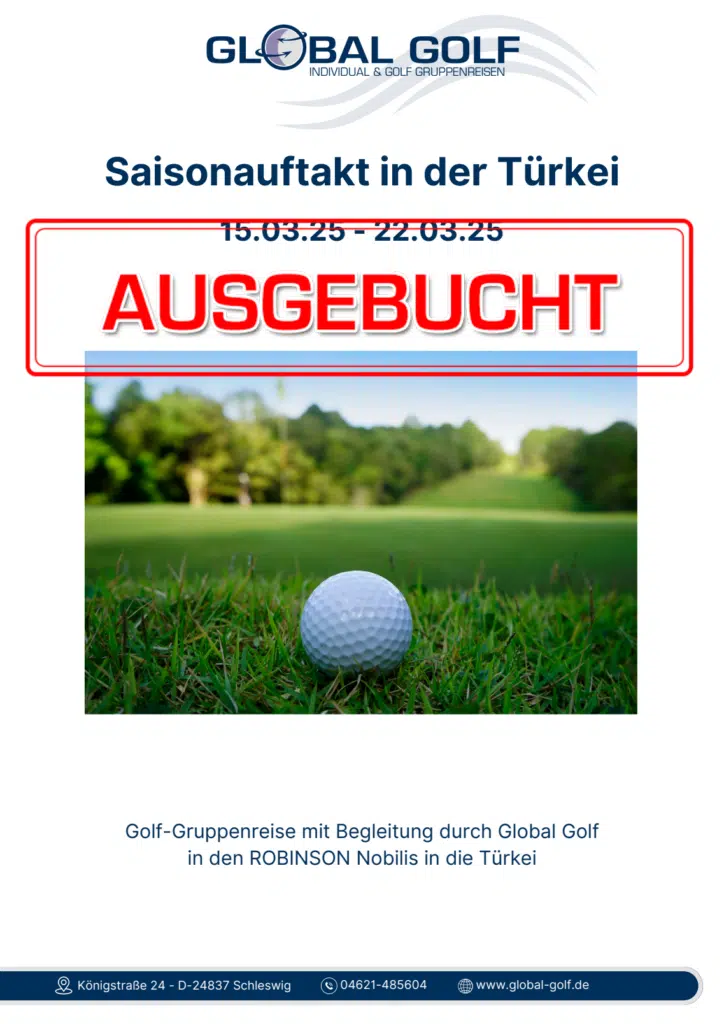 Golf Gruppenreise Robinson Nobilis Belek, Türkei