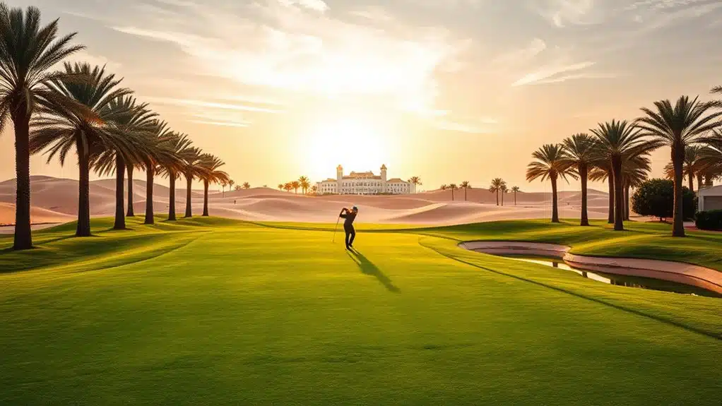 luxury golf experience dubai