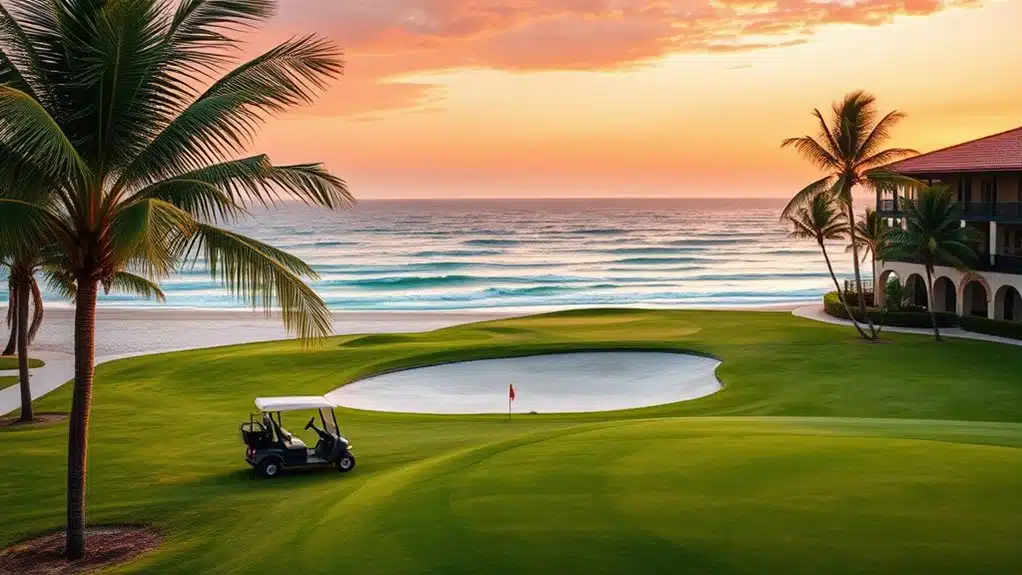 beachfront golf and resort