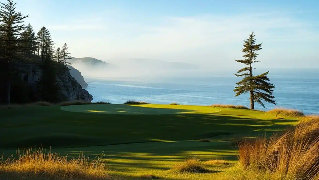 coastal scenic golf course