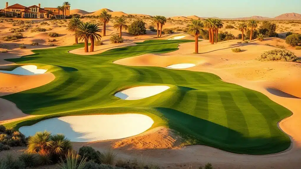 desert themed golf course