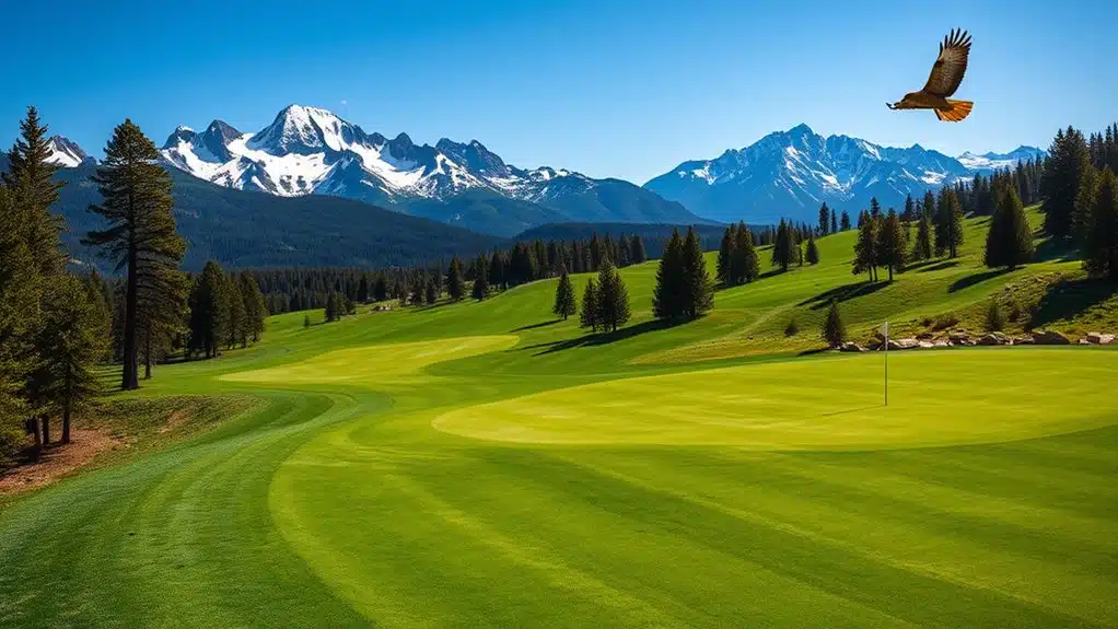 golf club in big sky