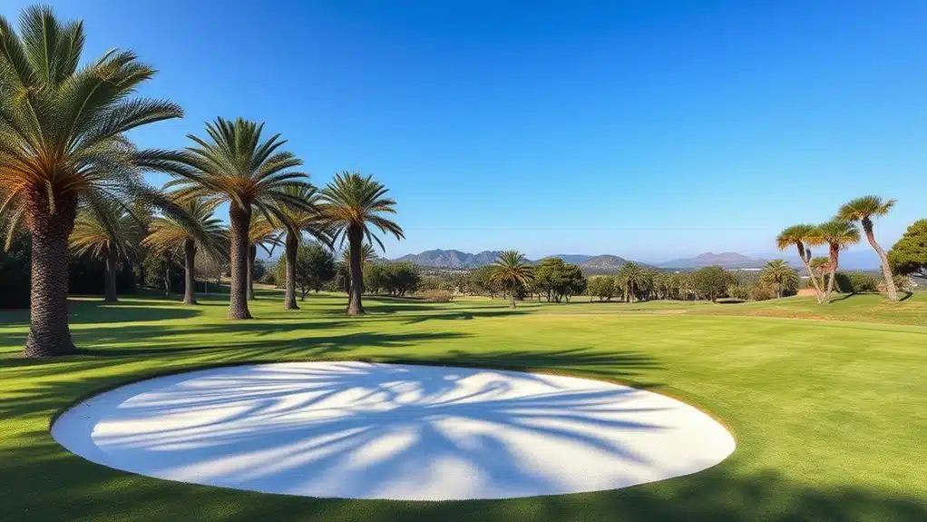 golf course in palma