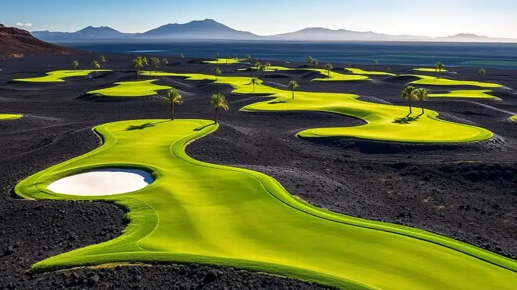 golf course in teguise