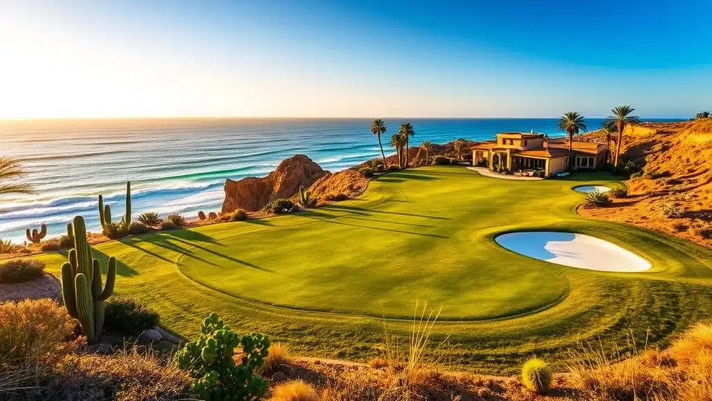 luxury golf and beach