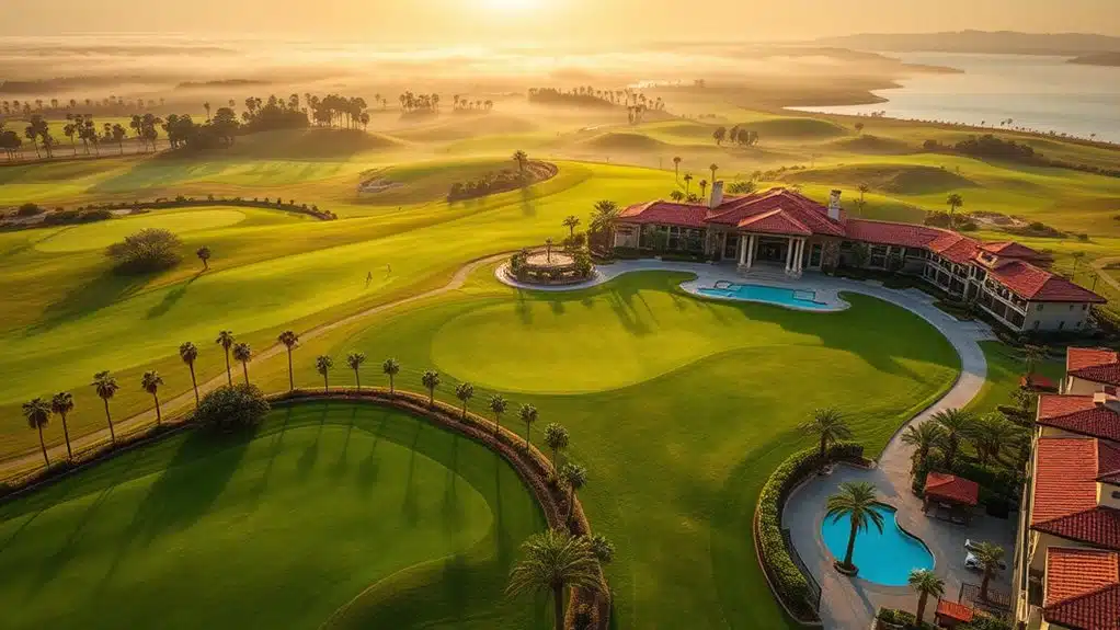 luxury golf and spa