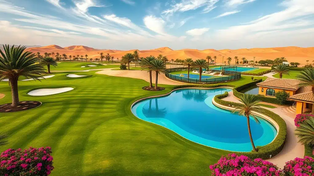 luxury golf and tennis resort