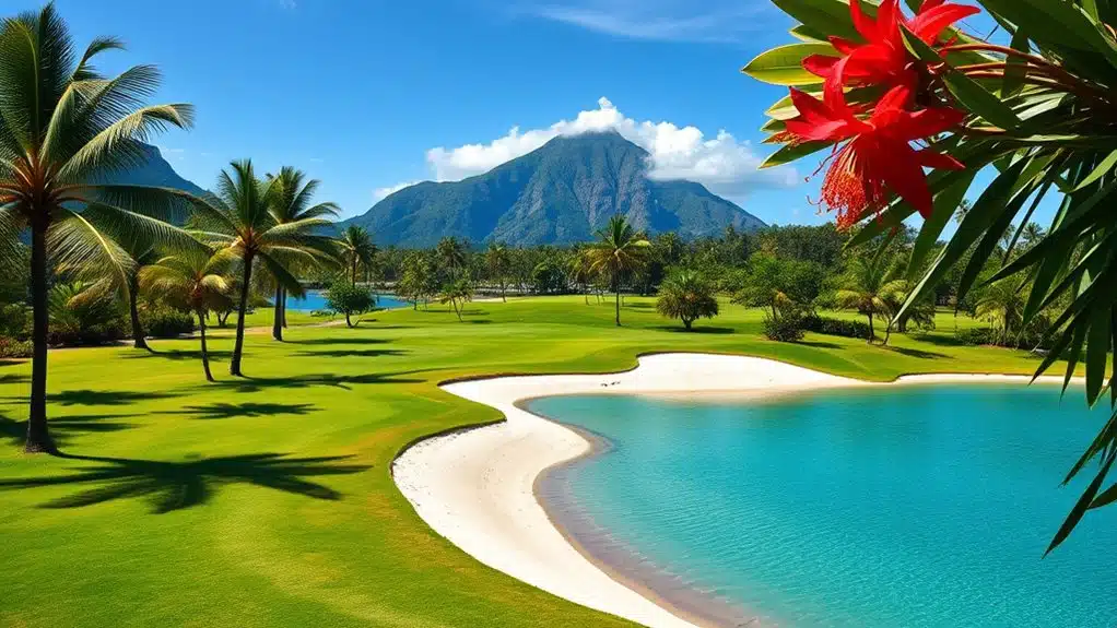 luxury golf destination mauritius