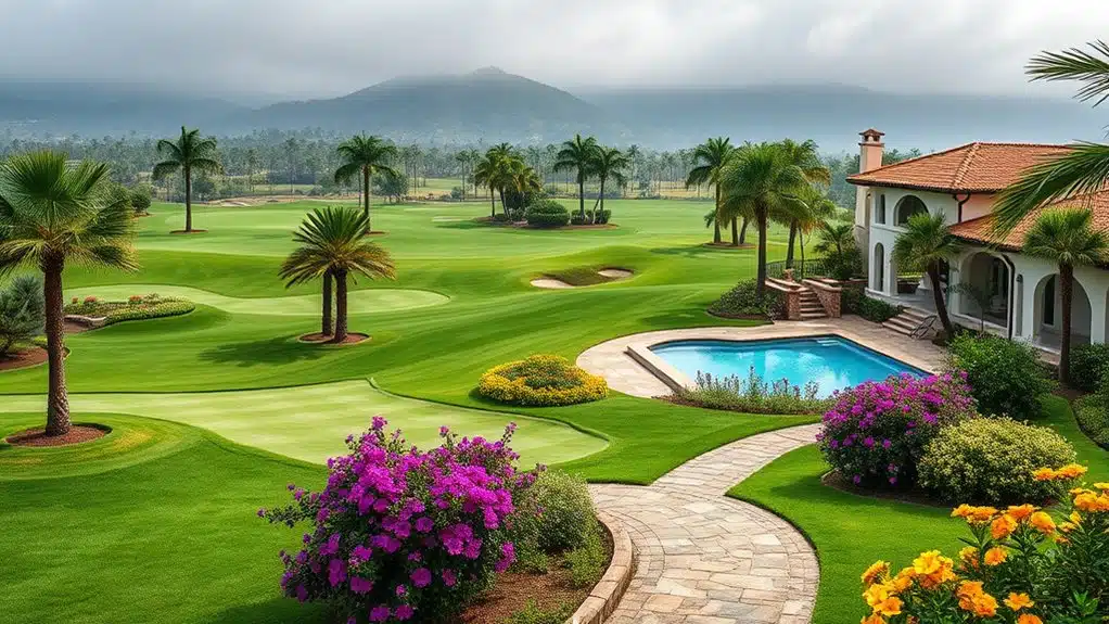 luxury golfing and relaxation