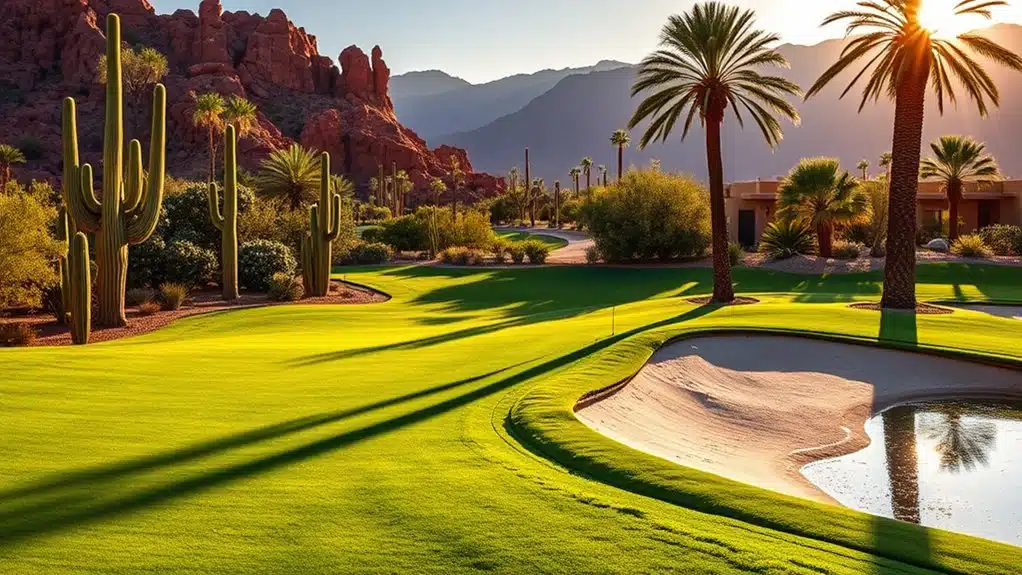 luxury golfing destination resort