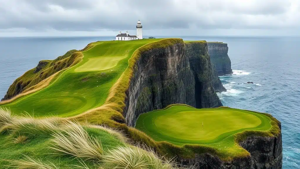 scenic coastal golf course