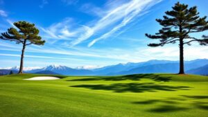 scenic golf course destination