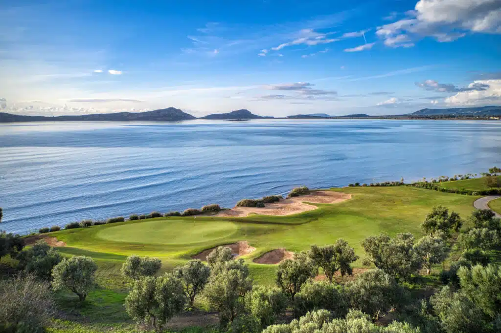 The Bay Course im Costa Navarino Golf Resort in Griechenland