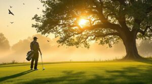 Naturverbindung durchs Golfen