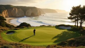 spiel auf dem West Cliffs Golfplatz