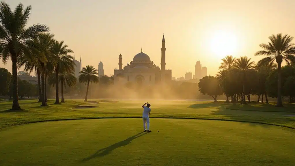 asiatischer Golf-Tourismus-Boom
