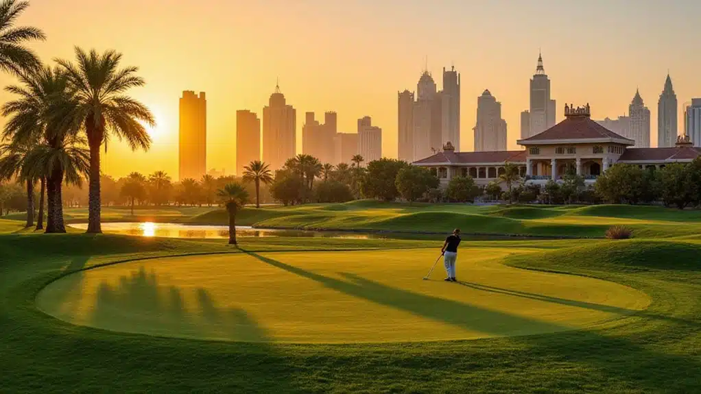 asiatischer Golf-Tourismus-Boom