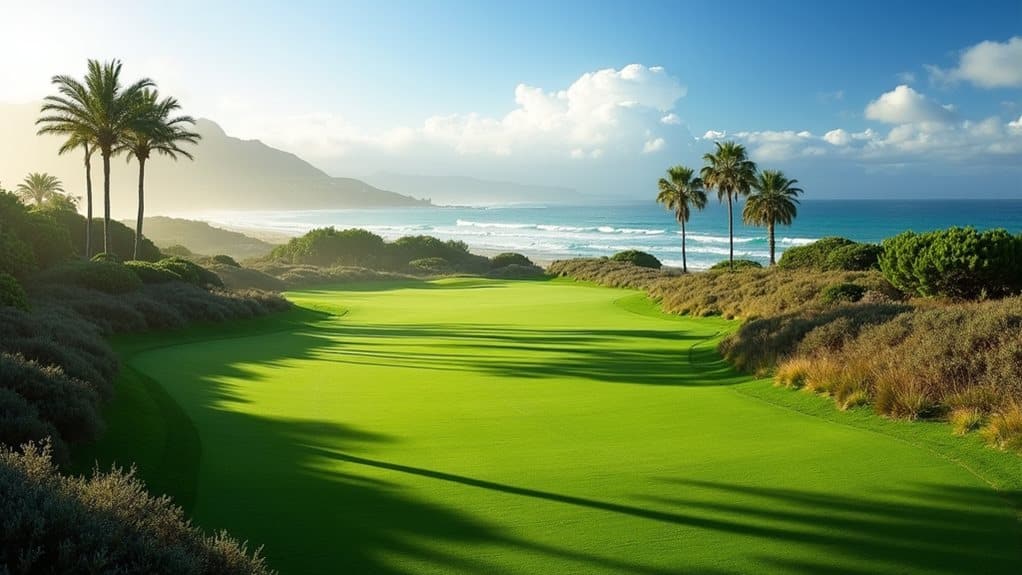 ideale Golfbedingungen das ganze Jahr über