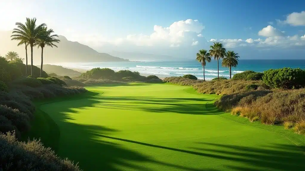 ideale Golfbedingungen das ganze Jahr über