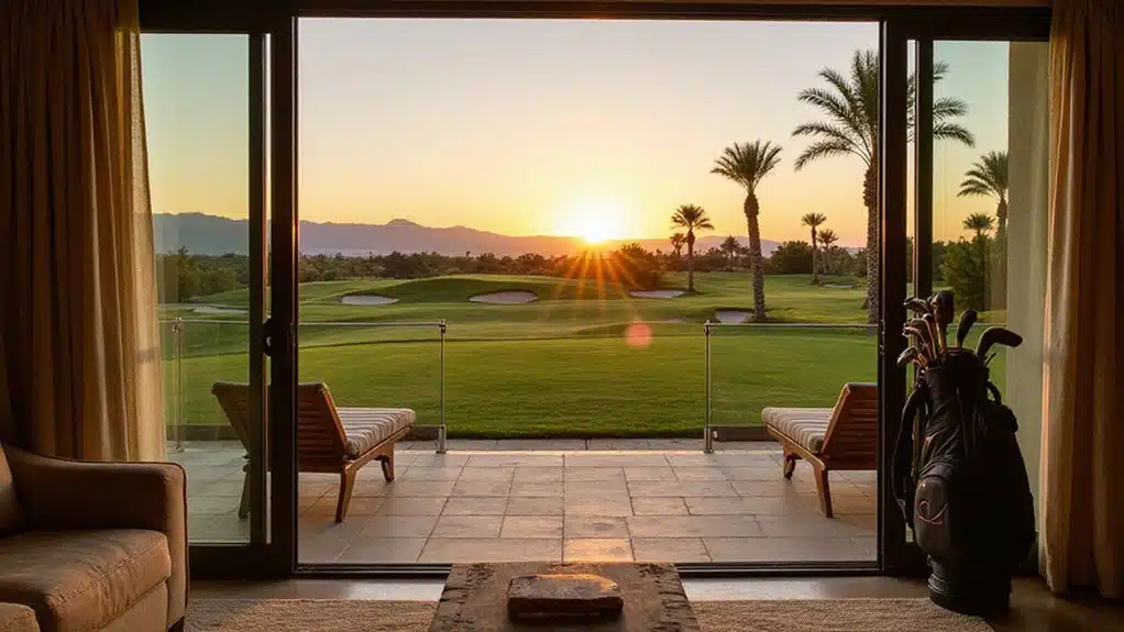 moderne Golf-Resort-Unterkünfte