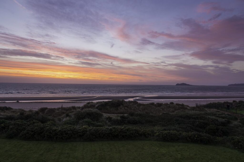 Aussicht vom Hotel auf das Portmarnock Resort und Jameson Golf Links