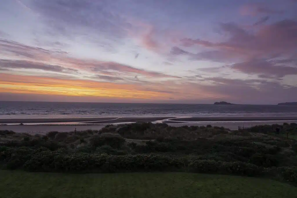 Aussicht vom Hotel auf das Portmarnock Resort und Jameson Golf Links