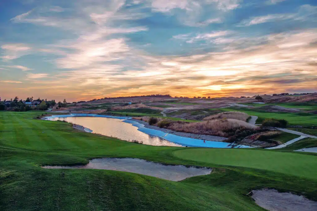 Das Amen Corner des National Golf Centre bei Madrid