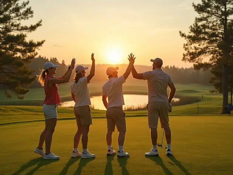 Verbindungen durch Golf aufbauen