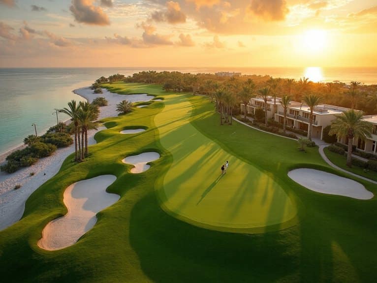 luxuriöses Golf am Meer