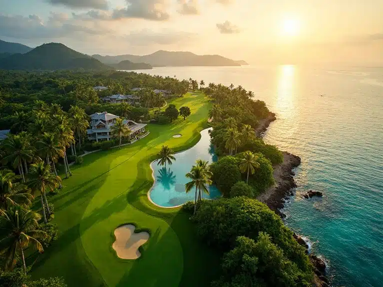 tropisches Golfparadies wartet