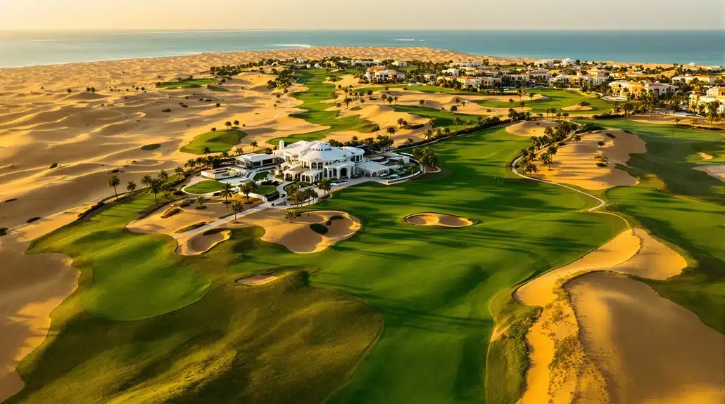 Top 5 Golfplätze, die du spielen solltest, wenn du die VAE besuchst Abu Dhabi Dubai 3 Championship-Golf mit Luxus