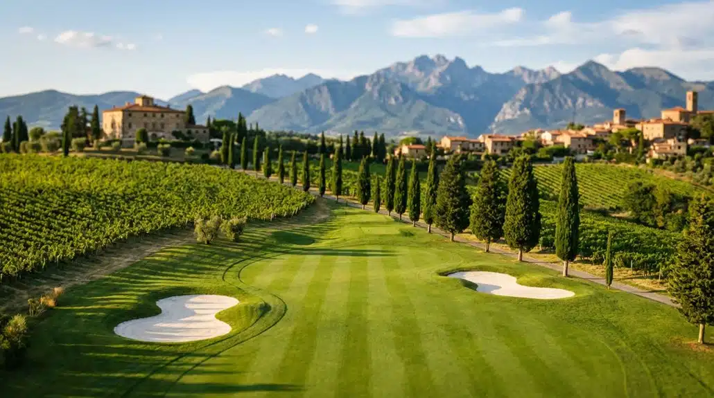 Top 10 Golfplätze in Italien: Fairways eingerahmt von Geschichte, Bergen und Weinland Golfplätze Italien 2 historische Golfplätze Italien
