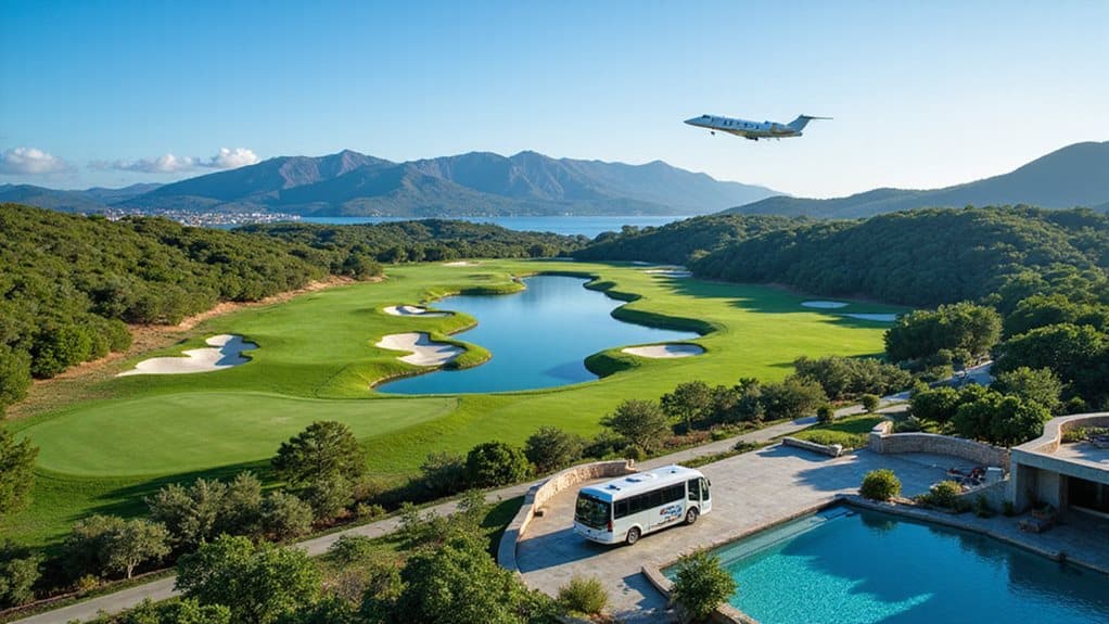 Buche einen Golfurlaub mit Flug und Transfer Flugbuchung 3 stressfreie Golf-Urlaubsangebote