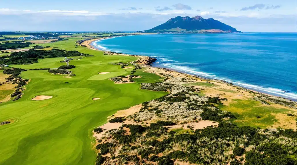 Top 10 Golfplätze Neuseeland: Ein Golfer-Traumziel Championship Golf 7 atemberaubender, traditioneller Links-Platz