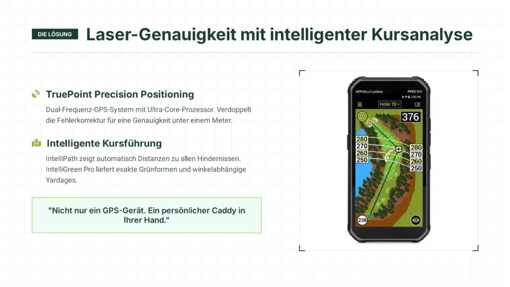 Der Fehler, den fast jeder Golfer auf Golfreisen macht Golf Entfernungsmesser 5 Der Fehler, den fast jeder Golfer auf Golfreisen macht SkyCaddie Pro 5X Laser Genauigkeit trifft auf intelligente Kursfuehrung 3 Golfreisen