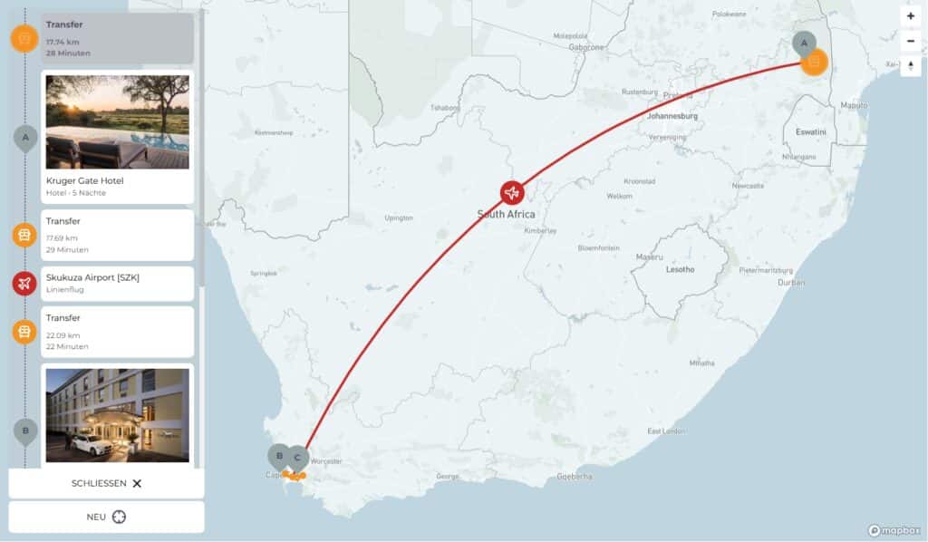 Global Golf Golfsafari Südafrika vom 23.09.27 bis 06.10.27