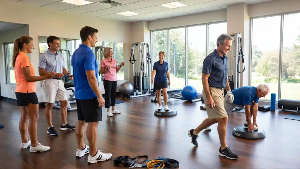 Golf-Physiotraining Golf Fitness 10 Golf-Physiotraining in der Gruppe