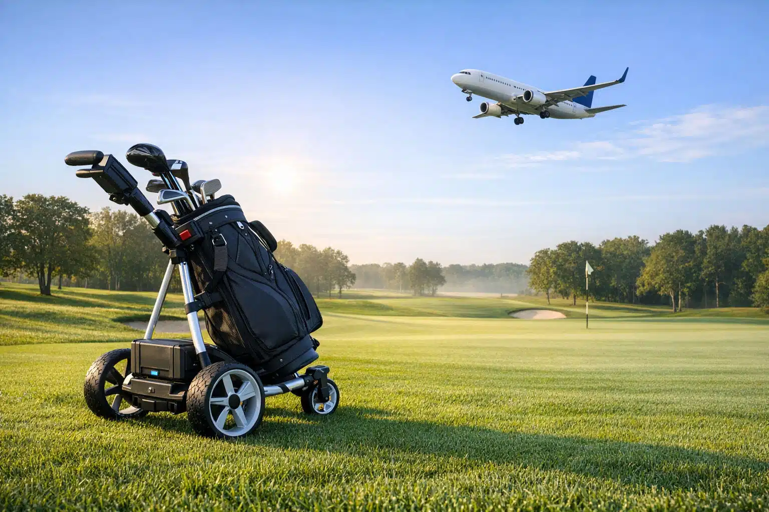 E-Trolley-Akku im Flugzeug Akku-Brand 2 E-Trolley-Akku im Flugzeug, im Golfclub und zu Hause: Der große Sicherheits-Ratgeber