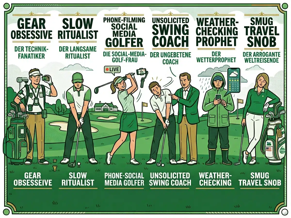 Unsterbliche Golftypen